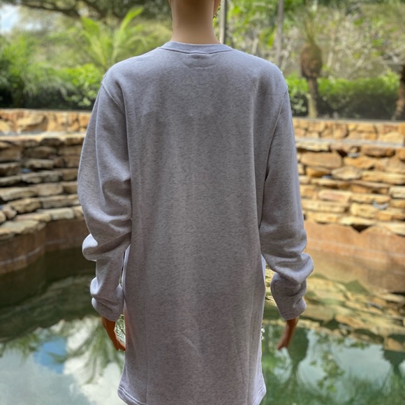 NIKE AIR FLEECE DRESS SMALL GRAY - Picture 6 of 7